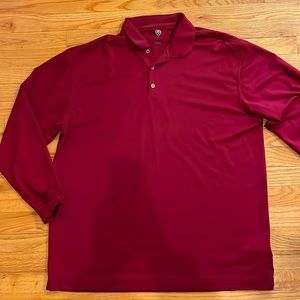 Nike golf collared long sleeve shirt